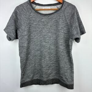Everlane Womens Minimalist Raglan Short Sleeve Tee Shirt Small Gray